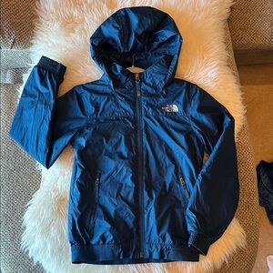 The North Face M(10/12) Navy Hooded Jacket